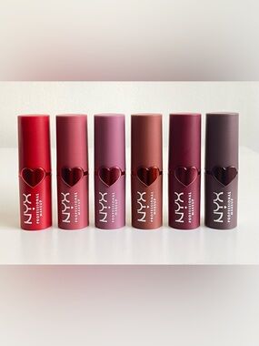 NYX Professional Makeup Suede Matte Mini Lipstick Set - 6 Shades